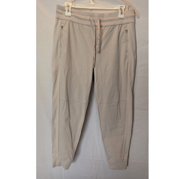 Athleta Headlands Hybrid Trek Jogger Pants Size 10P Beige - Picture 1 of 16